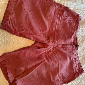 Red vintage Lacoste men’s shorts